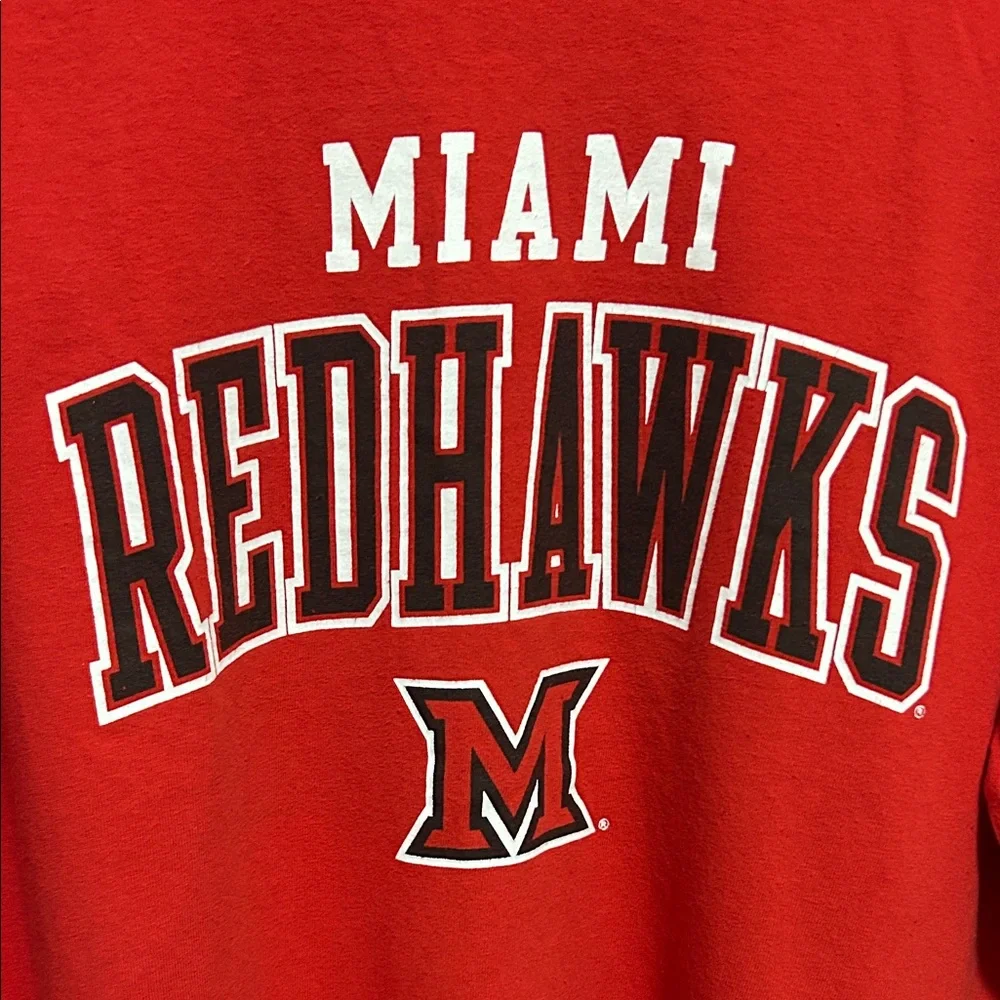 Miami Redhawks Red Long Sleeve Shirt - Picture 4 of 5